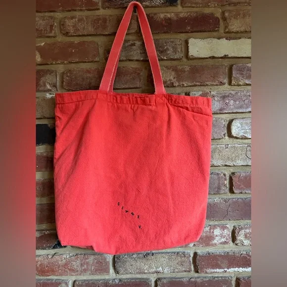 Vintage Clare V Eyes Canvas Tote Bag - Picture 5 of 11